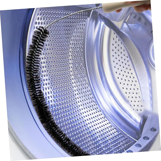 2pcs Dryer Vent Cleaner Brush Wooden Handle Brush for Washing Machine Cleaning Duct Cleaning Kit for Home Use