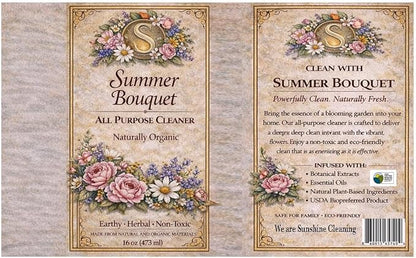All Purpose Cleaner, Plant Based, USDA BioPreferred, (Summer Bouquet)