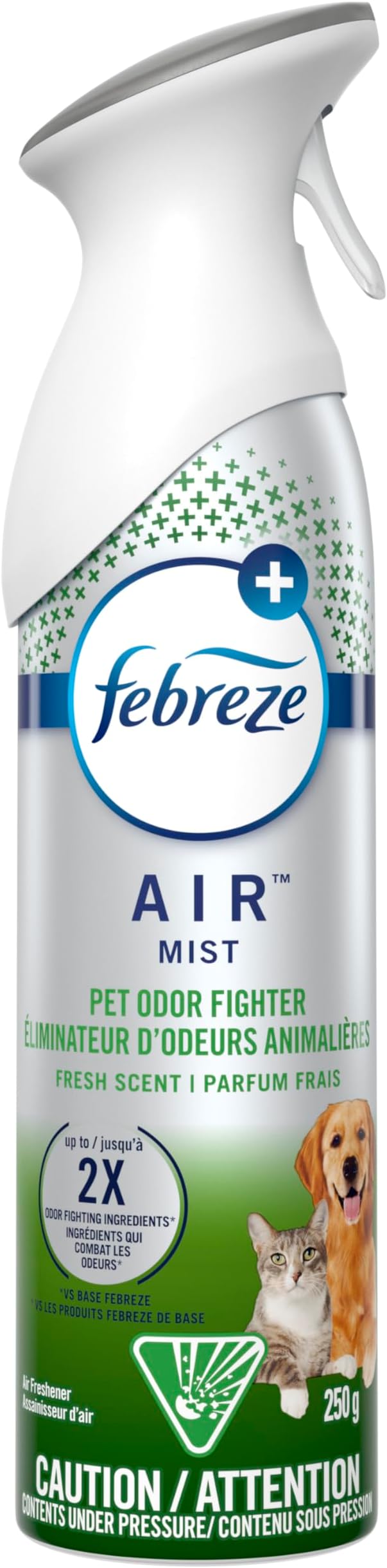 Febreze Pet Odor Defense Odor Eliminating Air Freshener, Fresh Scent, 250 grams