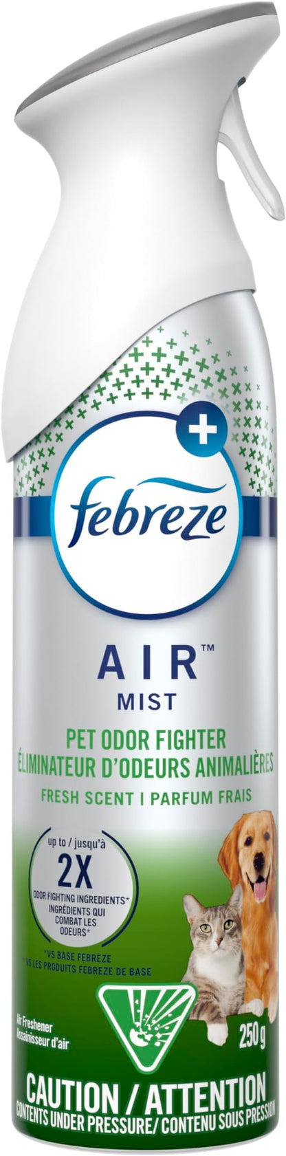 Febreze Pet Odor Defense Odor Eliminating Air Freshener, Fresh Scent, 250 grams