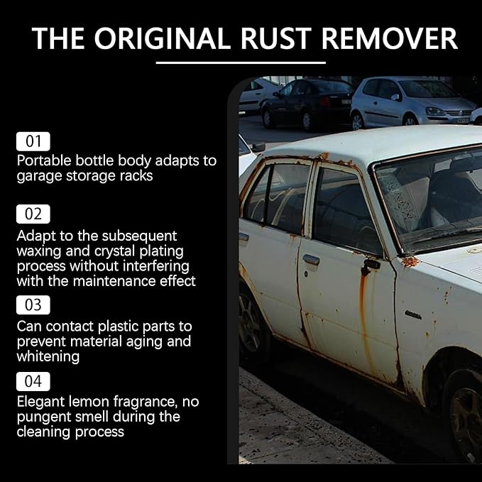 Nexa Rust Remover Spray, 2025 New Upgrade Rust Remover for Metal, Tools, Cars, Chains Automotive & Household Surfaces (3)