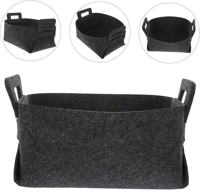 Ciieeo Foldable Capacity Laundry Hamper Basket Felt Clothes Storage Bin for Bedroom Dorm and Blanket Organizer Lightweight Collapsible Laundry Basket for Home Use
