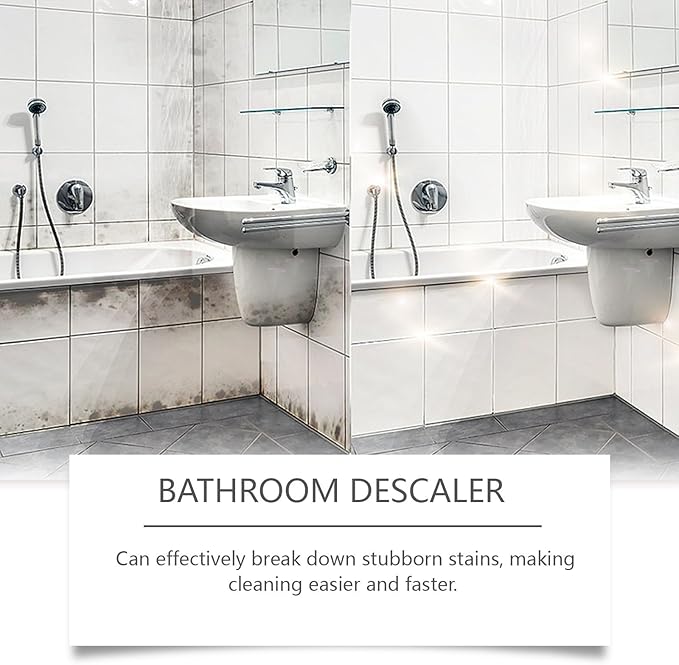 Bathroom Descaler Foam Cleaner, Multipurpose Bathrooms Cleaning Foam Spray for Kitchen Bath Shower Glass, Multipurpose Bathrooms Foam Cleaners (3pcs)