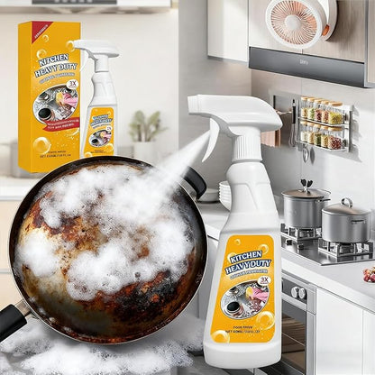 16.9 Fl Oz Heavy Duty Degreaser Cleaner Spray, Kitchen Foam Cleaner, Kitchen Heavy Oil Stain Cleaner, degreaser for stoves and ovens, Grime, And Stains On Microwave & Oven & Stove Top