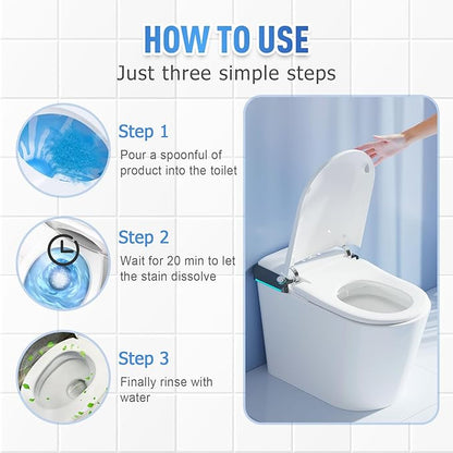 Foam Toilet Cleaner, 2025 Upgrade Toilet Bowl Cleaner, Advanced Bathroom Cleaner for Home, Non-Toxic Toilets Cleaning Powder with Families (2)