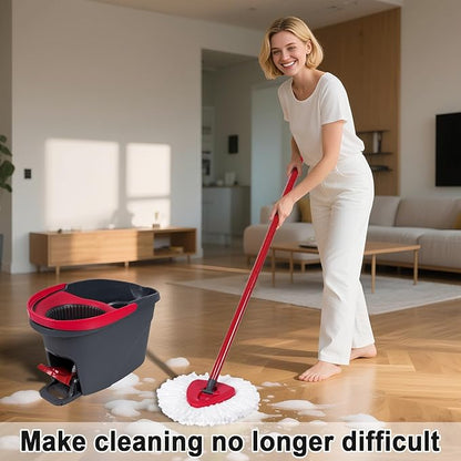 10 Pack Spin Mop Replacement Head Mop Refill Compatible with Ocedar Triangle Swivel Mops Microfiber Swivel Mop Refill,Deep Clean,Machine Washable and Easy to Replace