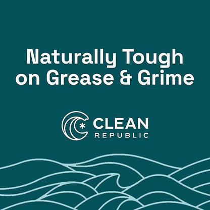 Clean Republic Heavy-Duty Degreaser, Multi-Surface Cleaner for Ovens, Stove Tops, Grills, and More, 1 Gallon Bottle