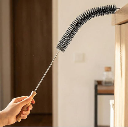 Radiator Cleaner Brush, Dryer Cleaner Vent Brush 77cm Flexible Lint Brushs Refrigerator Condenser Coil Brushes Long Handled Radiator Brushes Radiators Cleaning Supplies