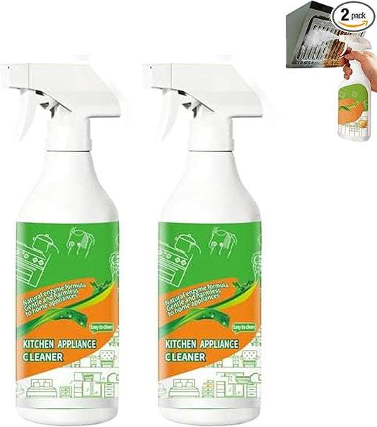 2026 New Electrolyzed Ion Kitchen Cleaner,Kitchen Appliance Cleaner,Oven Cleaner Heavy Duty For Kitchen Appliances, Household, Oven, Range Hood,Stove, Range Hood (2pcs)