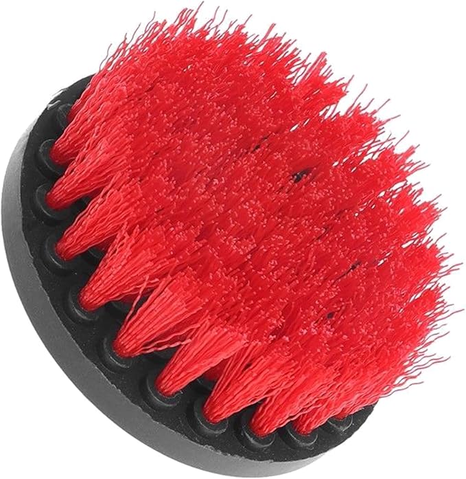 Thereisno Drill Cleaning Brushes Soft Drill Brush Attachment for Cleaning Carpet Leathers Upholstery Drill Soft Brush Replacement Drill Brush