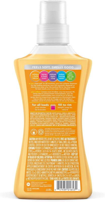 Method Fabric Softener; Ginger Mango; 53.5 Ounces; 45 Loads; 2 pack; Packaging May Vary