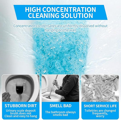 4 Pcs Toilet Bowl Cleaners Simple Life Toilet Bowl Cleaner Gel Long Lasting Toilet Cleaning Solution with Fresh Scent Convenient Toilet Cleaner for Powerful Cleansing