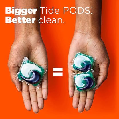 Tide Hygienic Clean Heavy 10x Duty Power PODS Laundry Detergent Soap Pods, Spring Meadow, 48 count (Pack of 1), For Visible and Invisible Dirt (Packaging May Vary)