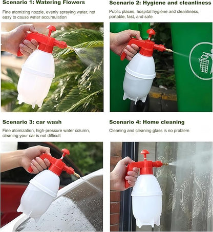 800mL Multi-Purpose Pressure Sprayer - for Brake Cleaner, Solvents, Water & Home Cleaning - Heavy Duty 0.8L Pump Action Spray Bottle