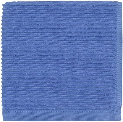 Now Designs Ripple Kitchen Dishcloth, Set of 4, Royal Blue