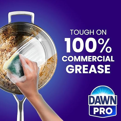 Dishwashing Liquid Soap Detergent by Dawn Professional, Bulk Degreaser Removes Greasy Foods from Pots, Pans and Dishes in Commercial Restaurant Kitchens,Regular Scent, 5 gal.
