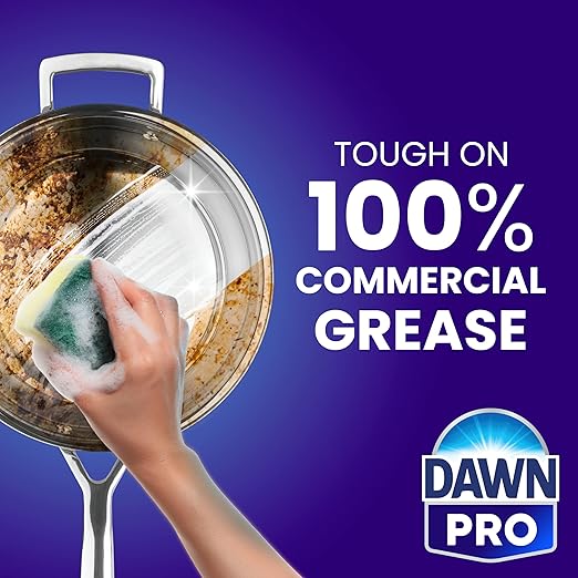Dawn Professional Pot and Pan Detergent, Regular Scent, 3.8l (Case of 4)