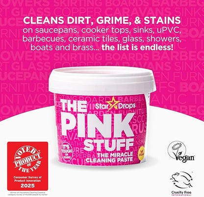 Stardrops The Pink Stuff Miracle Cleaning Paste – All Purpose Cleaner for Kitchens, Bathrooms & More