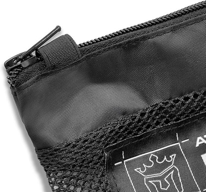 Meister Athlete XL Wash Bag - Large Mesh Sports Laundry Bag w/Zipper Lock - Black