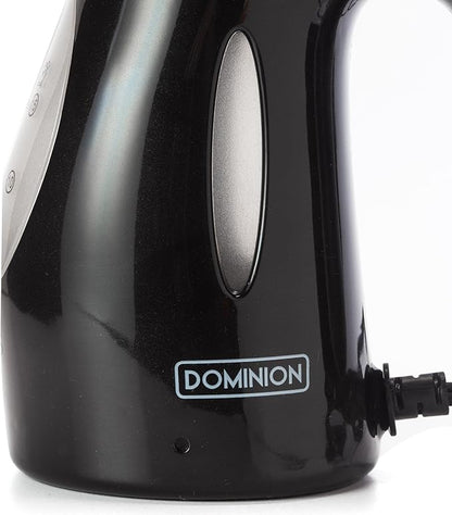 Dominion SteamMax™ Portable Handheld Garment Steamer - Ideal for Home or Travel, Fast Heating, Removes Wrinkles on Clothes and Fabric, ETL Certified (Black)
