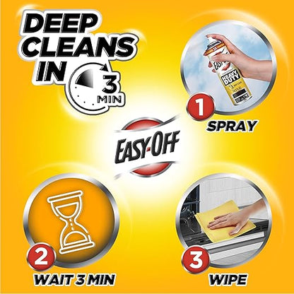 Easy-Off Professional Oven & Grill Cleaner, 144 oz (6 Cans x 24 oz)