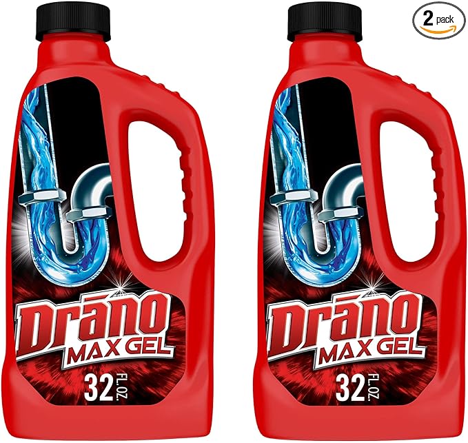 Drano Max Gel Clog Remover 32 oz (Pack of 2)