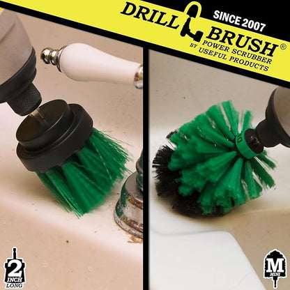 Drill Powered Kitchen Cleaning Brushes - Oven Cleaning Tools - Fridge Stain Remover - Kitchen Cleaning Supplies - Kitchen Scrubbers - Countertop Scrub Brush - Air Fryer Cleaning Kit - Sink Cleaner