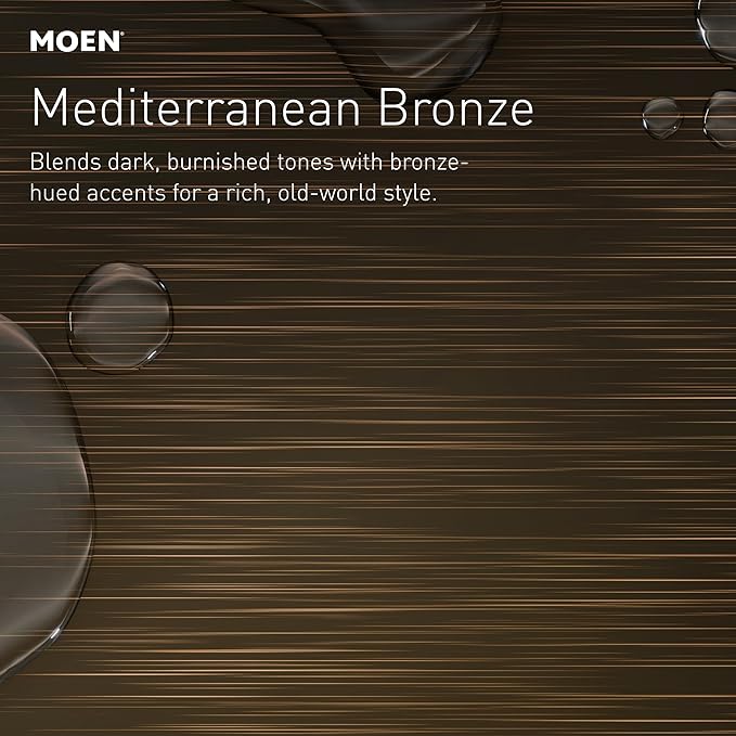 Moen Mediterranean Bronze Hydro Energetix High Pressure Shower Head with Handheld Sprayer Featuring 8 Spray Settings, 200H0BRB