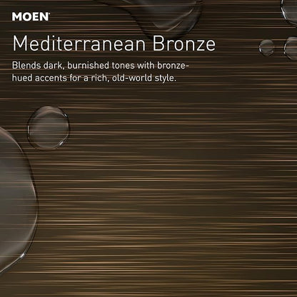 Moen Mediterranean Bronze Hydro Energetix High Pressure Shower Head with Handheld Sprayer Featuring 8 Spray Settings, 200H0BRB