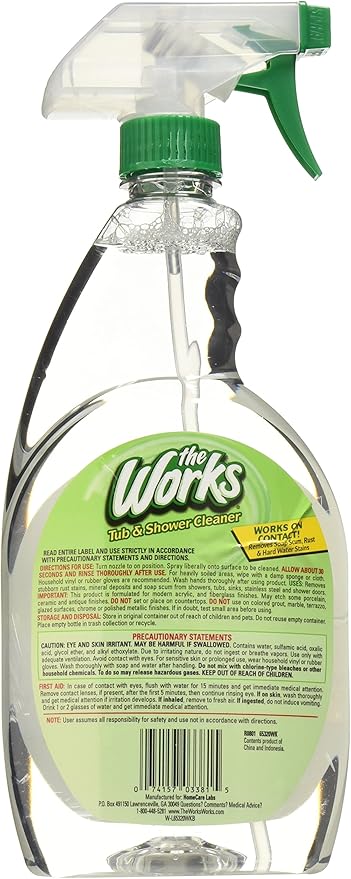 65320WK The Works Tub & Shower Cleaner 32 fl. oz