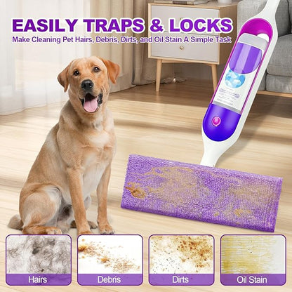 Orighty Reusable Mop Pads for Swiffer PowerMop, 10 Pack Power Mop Pads Refills for 13 ''-15 '' Spray Mop, Microfiber Mop Pads Refills for Multi-Surface Floor, Machine Washable
