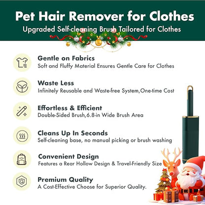Pet Hair Remover for Clothes -Dog & Cat Hair Remover for Clothes-Better Than Lint Rollers for Pet Hair, Lint Remover Brush, Lint from Clothing, Couch, Furniture, Bedding,Car