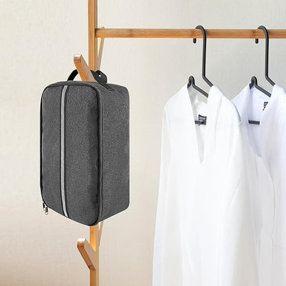Outdoor Portable Steamer Storage Bag Compatible with Conair Hand-held Clothes Steamer, Heavy Fabric Bag with Wrist, Dark Grey (Bag Only)