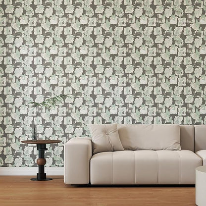 Vinjiasin Jungle Safari Peel and Stick Wallpaper Cute Animal Removable Wallpaper Self Adhesive Wall Mural for Kids Room Nursery Baby Room Playroom Living Room Wall Decor 17"x 200"
