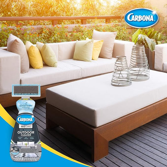 Carbona Pro Care Oxy Powered Outdoor Cleaner with Active Foam Technology | 22 Fl Oz, 2 Pack