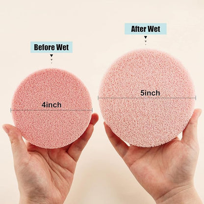BAOFALI 4 Pcs/Set Stamp Scrubber,Stamp Cleaning Sponge,Ink Removing Tool for Applicable to Stamp Cleaning Cloth Stamps Rubber Stamps,Stamp Positioners and Craft Supplies Tool （Pink,Light Blue）