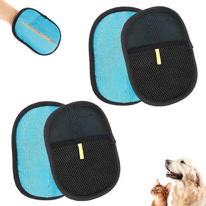 Pet Hair Removal Glove, Easy to Use， Electrostatic Pet Hair Remover, Reusable