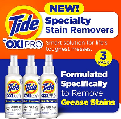 Tide Laundry Stain Remover Ultimate Stain Pack - Grease Stain Remover (3 Pack)