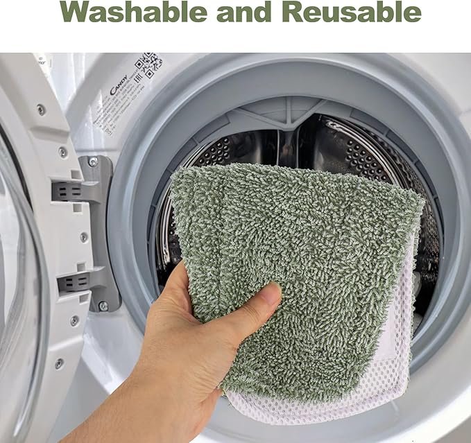 4 Pack Steam Mop Pads for GorFanty GF-6610B/GF-6610, Neugo NE033/NE033M & Mxnsewr, Washable Microfiber Steam Mop
