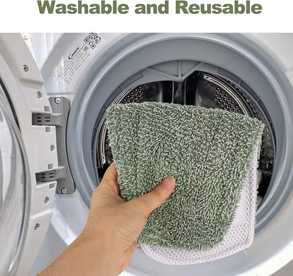 4 Pack Steam Mop Pads for GorFanty GF-6610B/GF-6610, Neugo NE033/NE033M & Mxnsewr, Washable Microfiber Steam Mop