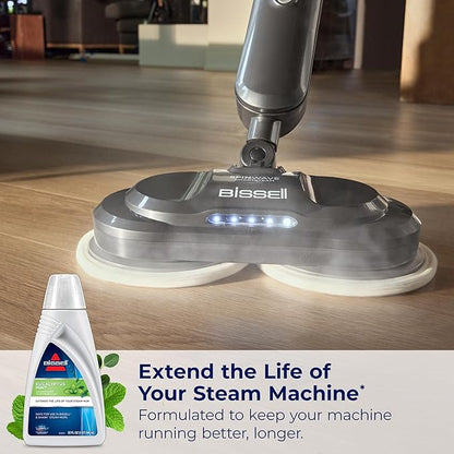 BISSELL EUCALYPTUS MINT DEMINERALIZED STEAM MOP WATER, 32 ounces, 1392, WHITE