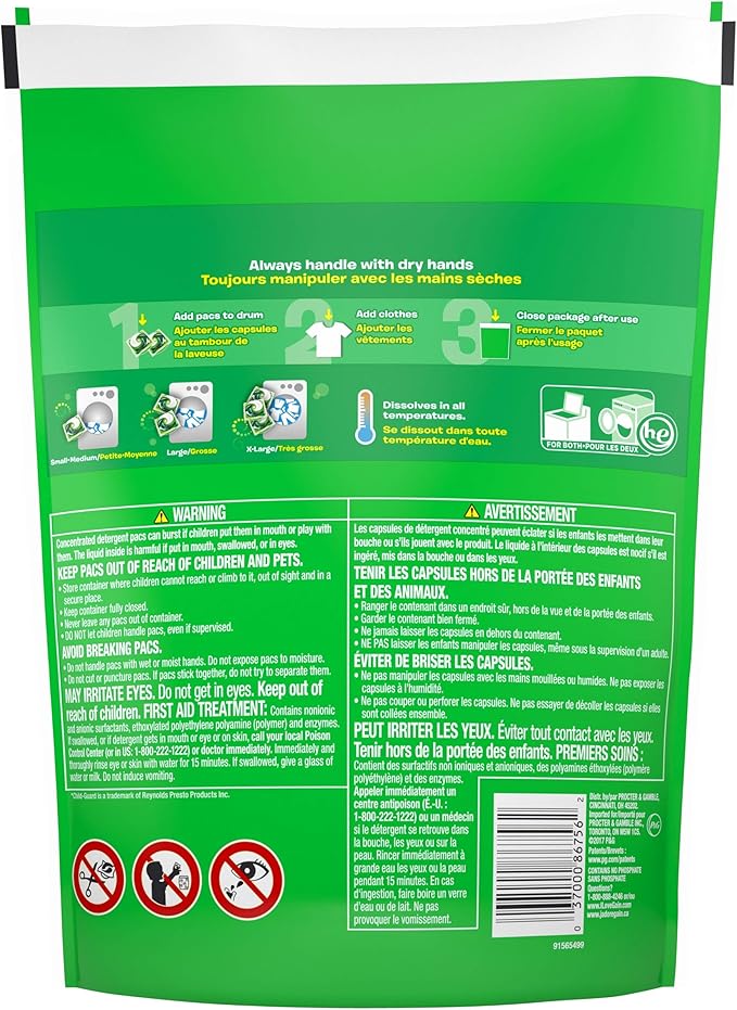Gain Flings Laundry Detergent Pacs, Original, 35 Count (Packaging May Vary)