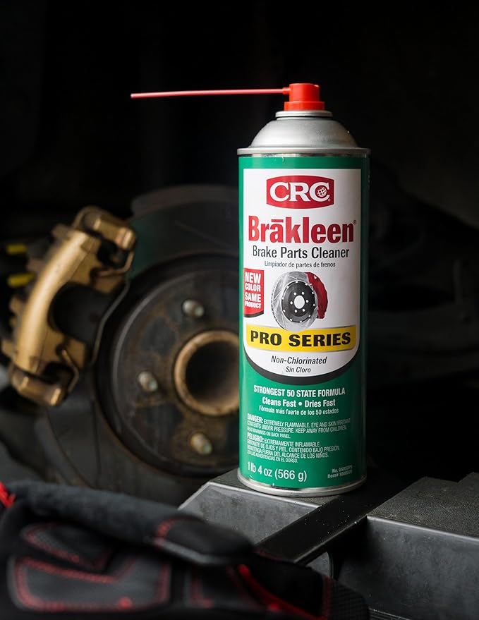 CRC Brakleen 1003663 Brake Cleaner Spray BPC Pro Series Non-Chlorinated 50 State Formula, 20 oz, [1 Pack]