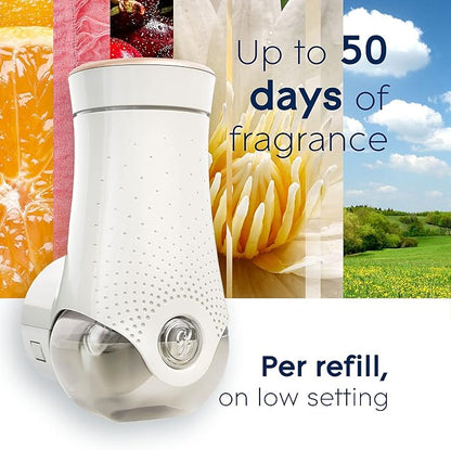 Glade PlugIns Air Freshener Warmer, Scented and Essential Oils for Home and Bathroom, Up to 50 Days on Low Setting, 2 Count (Pack of 2)