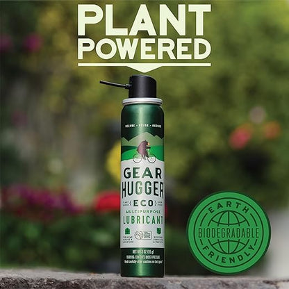 Gear Hugger Multipurpose Lubricant - Eco-Friendly (3 oz, Pack of 3), Rust Remover - Garage Door Spray, Door Hinge & Lock Lubricant - Plant-Based, No Petroleum, No PTFE
