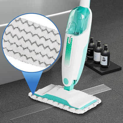 2 Pack Thickened Steam Mop Replacement Pads, Durable Microfiber Mop Pads Compatible with Shark S1000/S1000A/S1000C/S1000WM/S1001C, Washable Pads for Pet Owners and Families with Kids