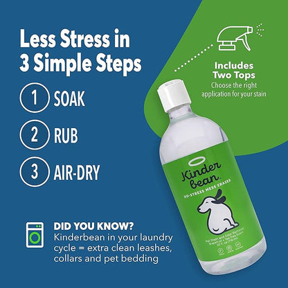 Dog & Cat Urine Stain and Odor Eliminator for Carpet, Upholstery, Hard Floors - 2-Pack 24 oz., Grapefruit Tea Tree Scent, Enzyme Bio-Active Formula with Squeeze and Spray Top