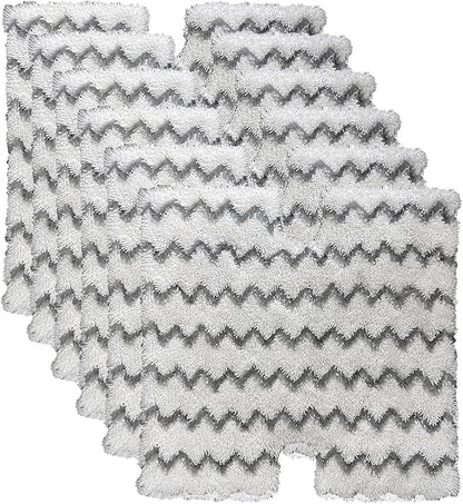 6 Pack Steam Mop Pads for Shark Lift-Away Pro Genius S3973, S3973D, S3973WM, S5002Q, S5003A, S5003D, S5004, S6001W, S6002, S6002C, S6003D, S6003W Touch-Free Dirt Grip Washable Replacement Mop Pads