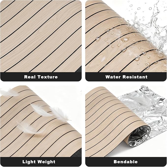 3D Wall Panels Peel and Stick – 15.74"x118" PVC Faux Wood Grain Texture, Self Adhesive Waterproof Wall Covering, DIY Accent Wall, Sofa Background Backsplash & Modern Home Decor, Covers 12.9 sq.ft