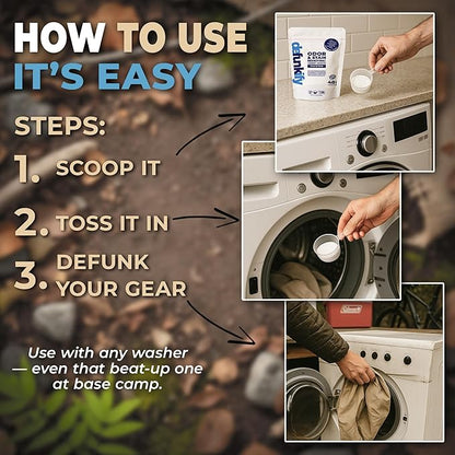 Enzyme Laundry Booster Additive, Unscented. 48 Load Laundry Sanitizer Detergent, Color Safe Fabric Active Enzyme Washing Soda Detergent Cleaner. Powdered Stain Treater & Odor Remover Booster Treatment
